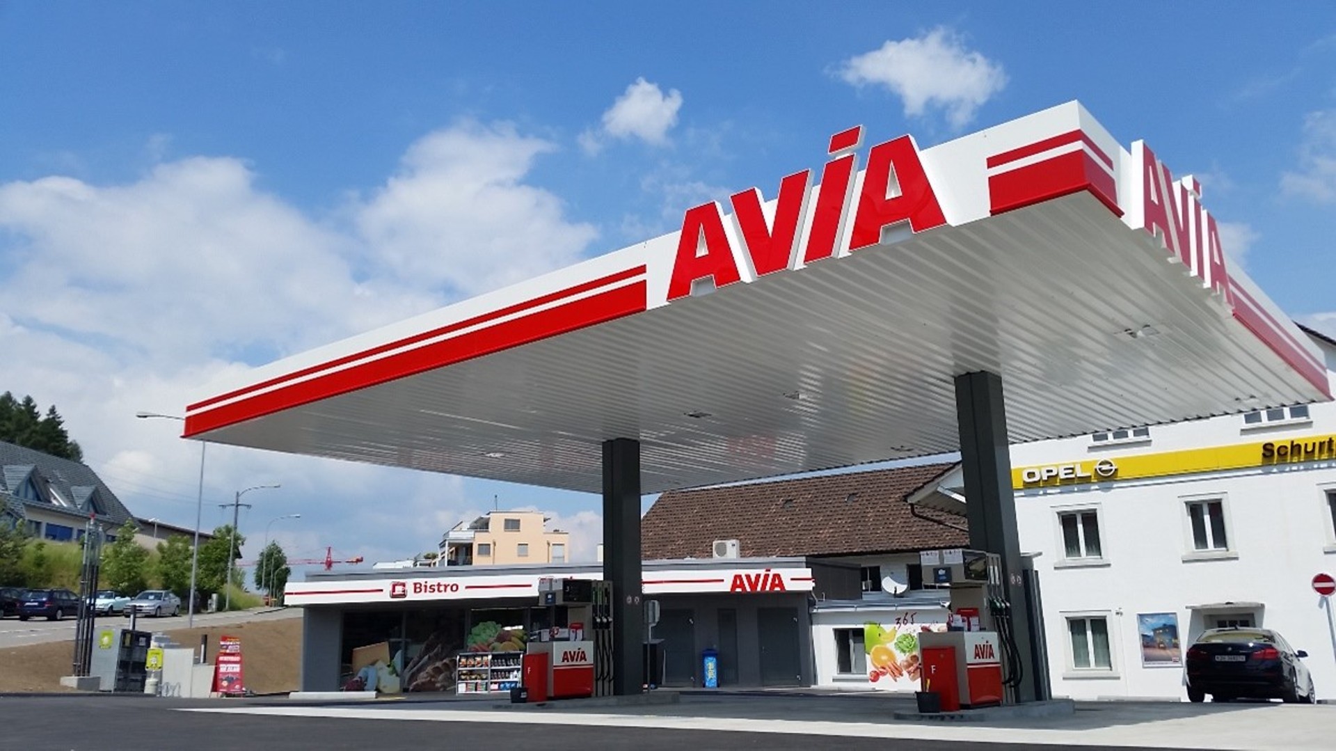 AVIA fuel service station
