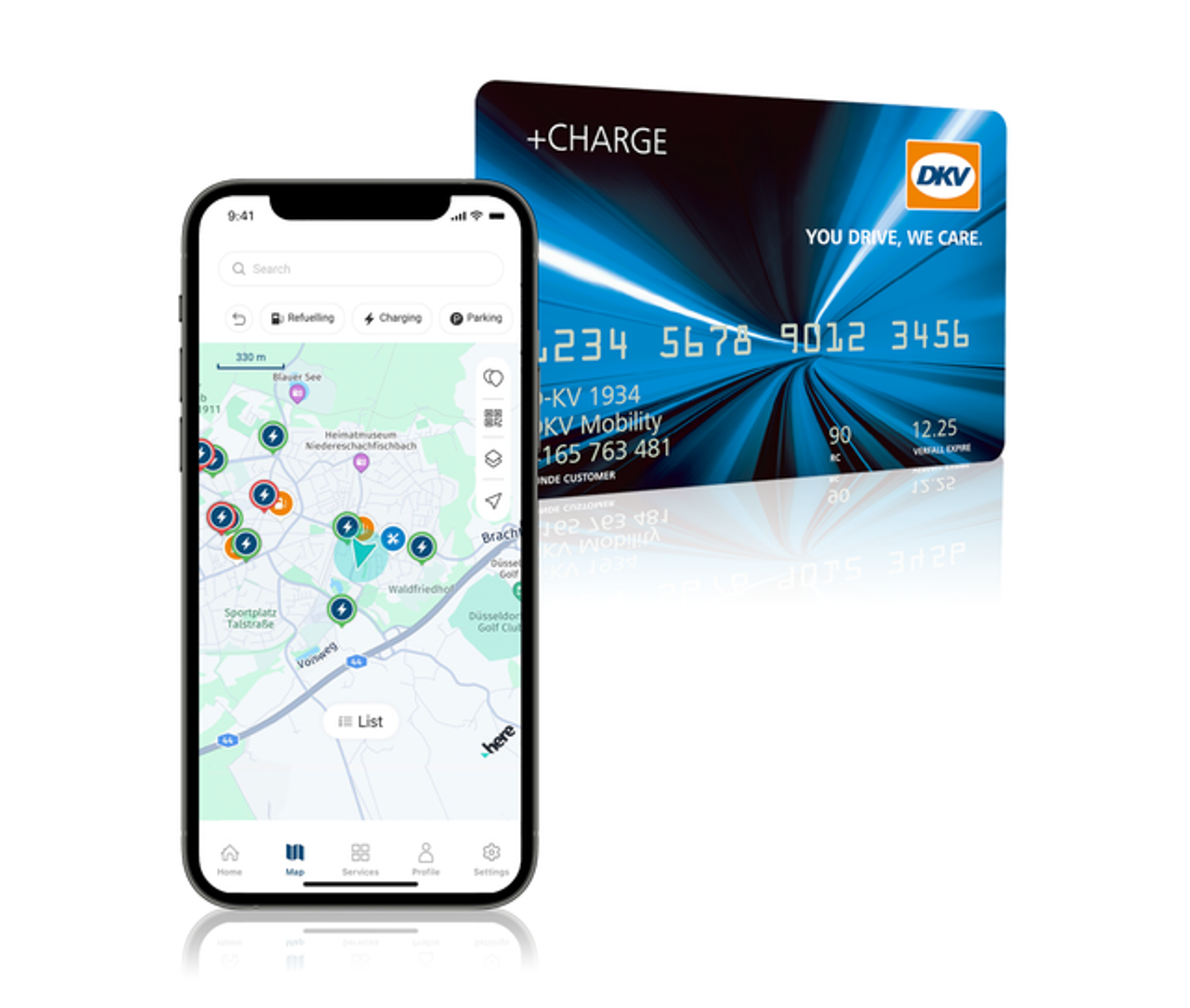 DKV Mobility app DKV Mobility app