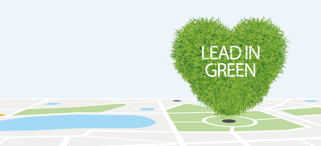 Sustainability Heart Lead In Green