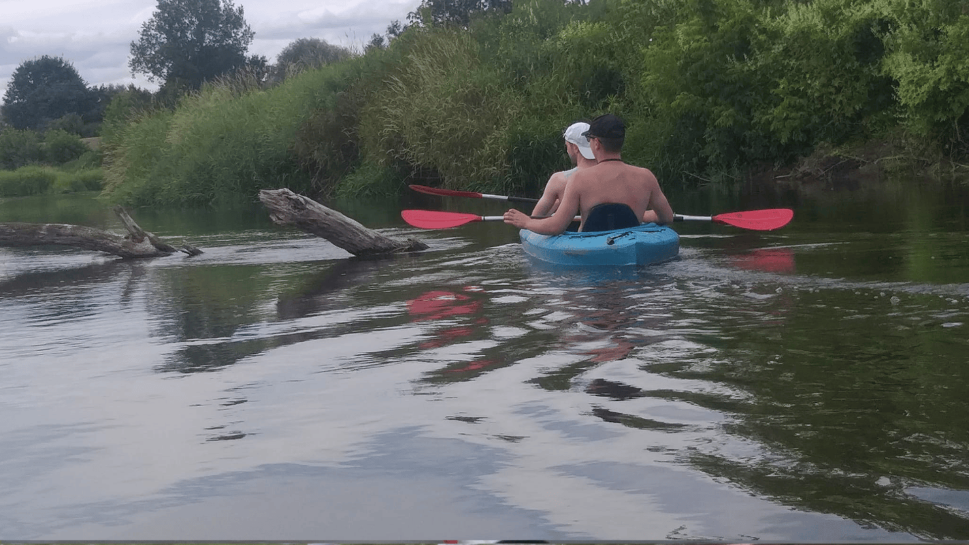 Company kayaking 