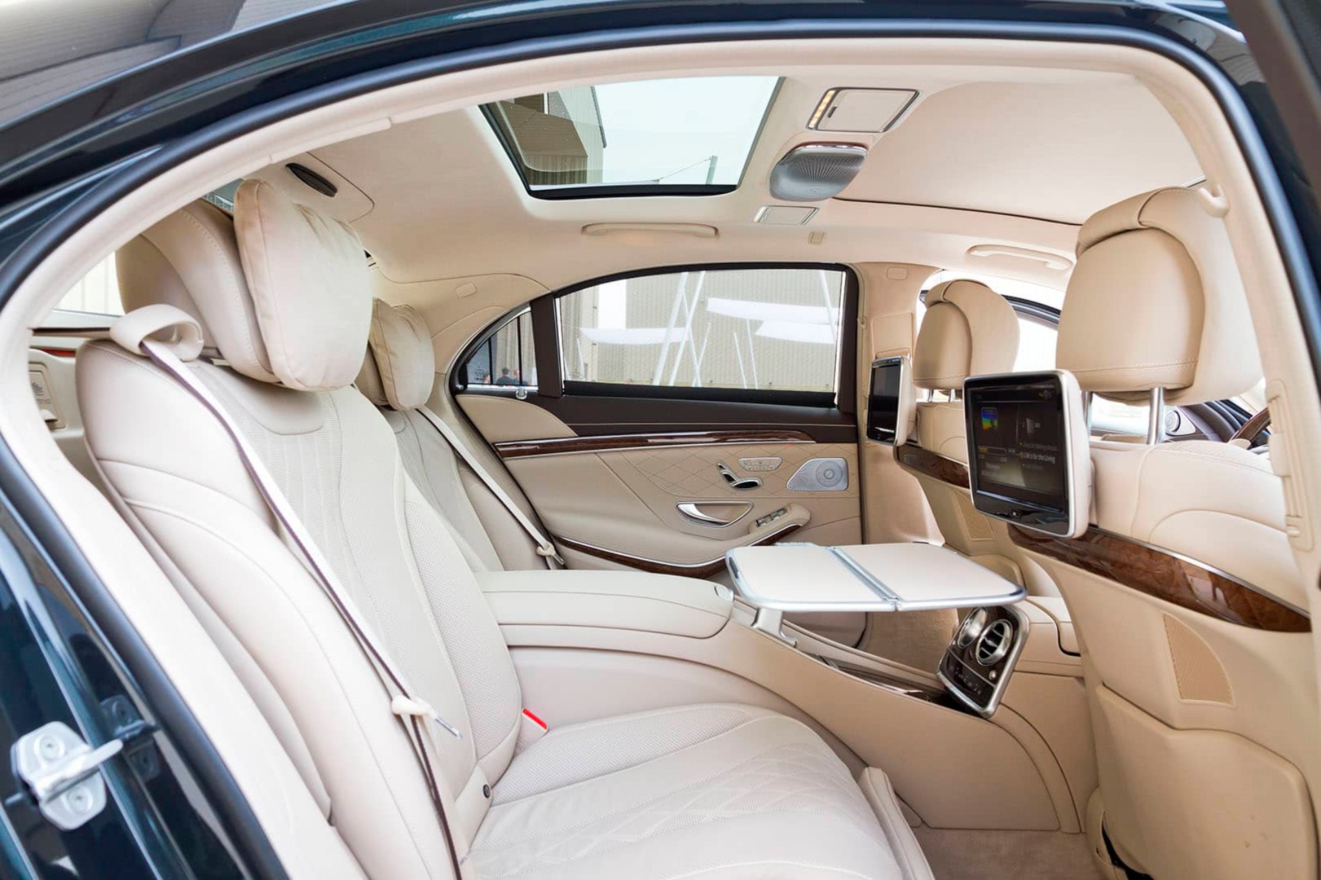 Inside view of a car from Beerens Passenger Transport