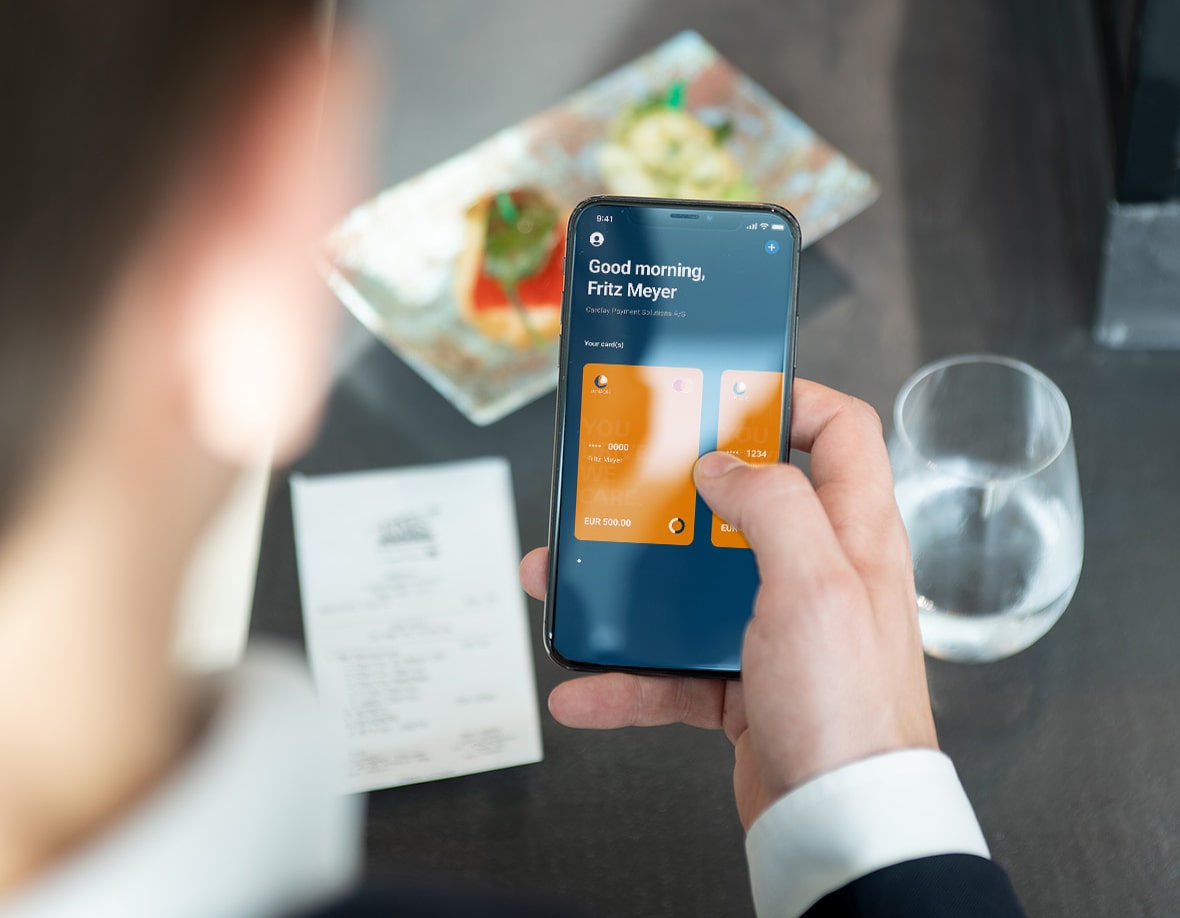 DKV Credit Card on mobile device