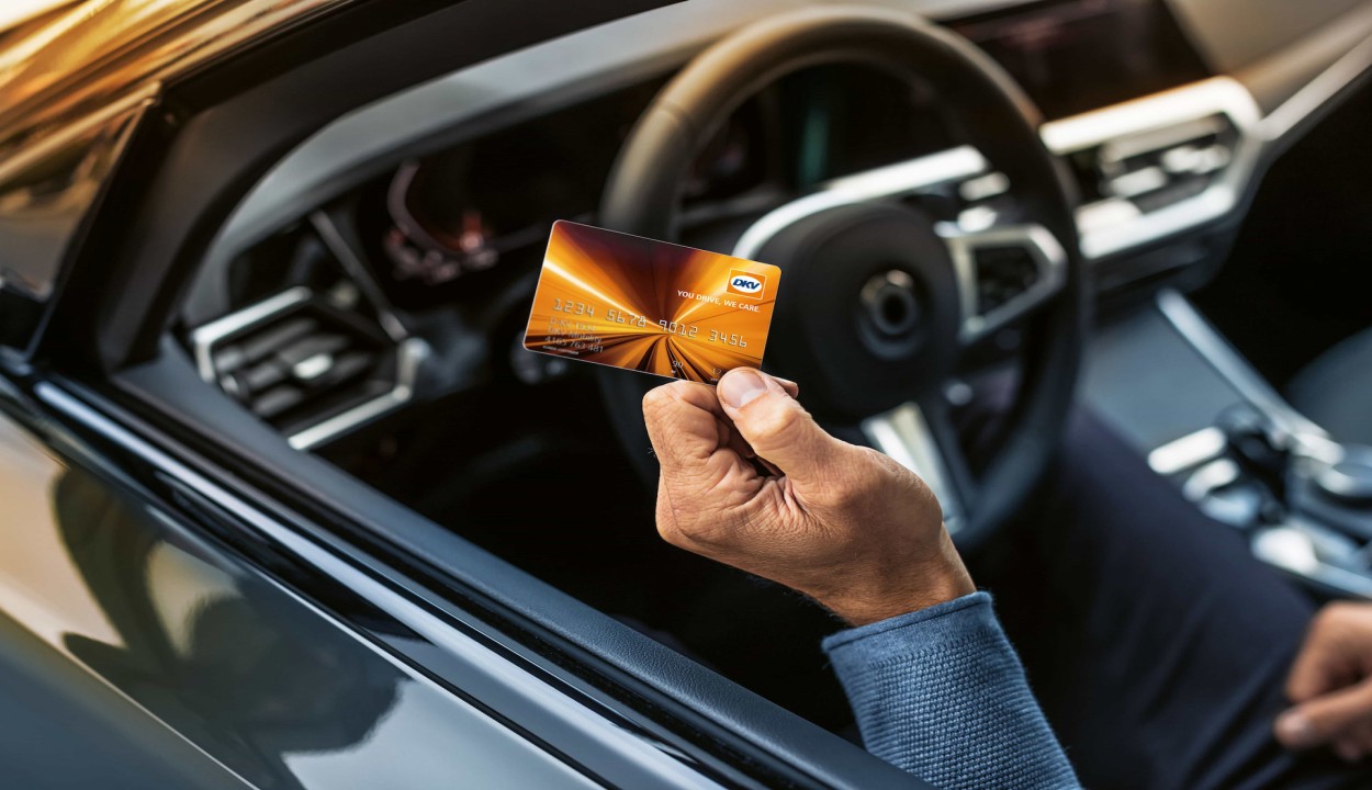 Person with DKV Card in car