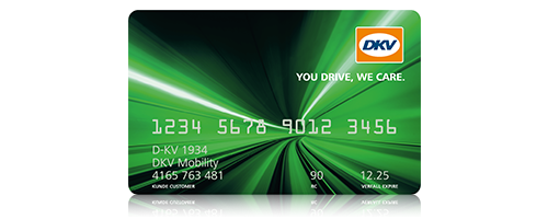 Groene DKV Mobility tankkaart.