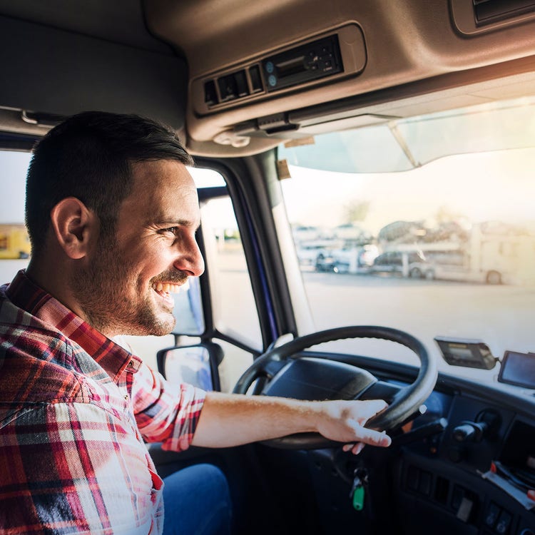 Conducteur de camion Eurovignette