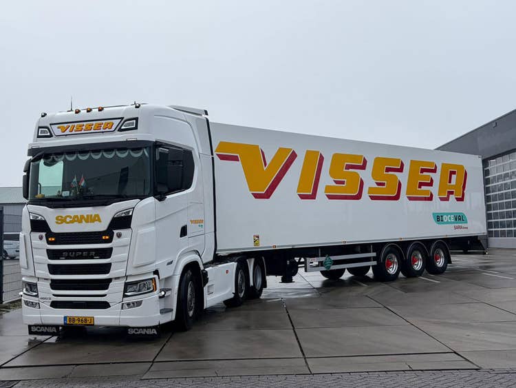 Visser Transport klaar voor de Nederlandse vrachtwagenheffing.