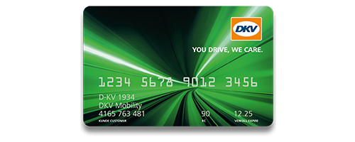 Groene DKV Mobility tankkaart.