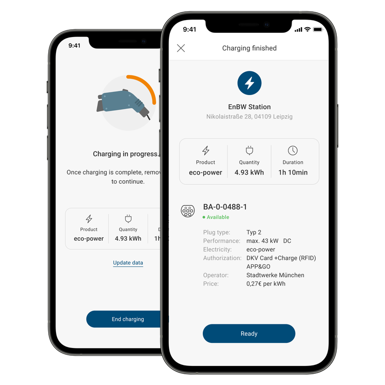 Screenshots App Anwendung