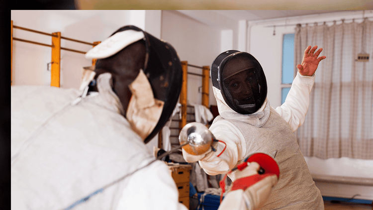 Fencing fights or culinary team-building