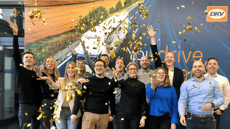 Front runners colleagues in DKV bilding