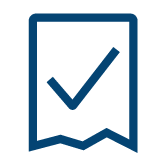 icon checkliste mit haken