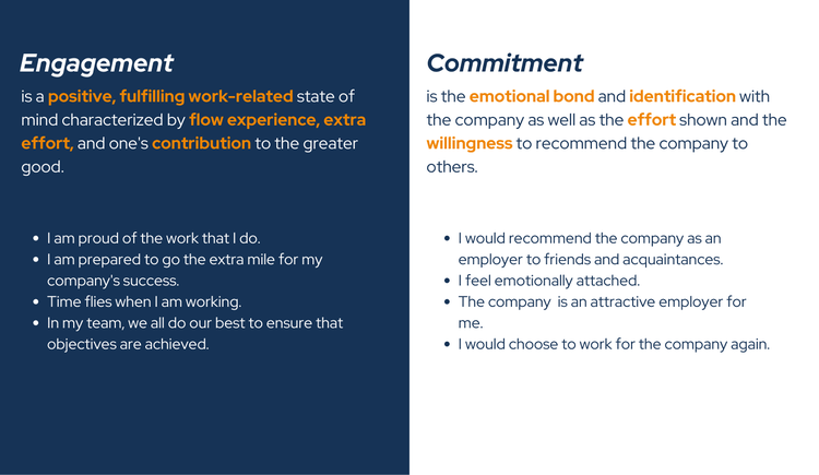 Description of Engagement and Commitment